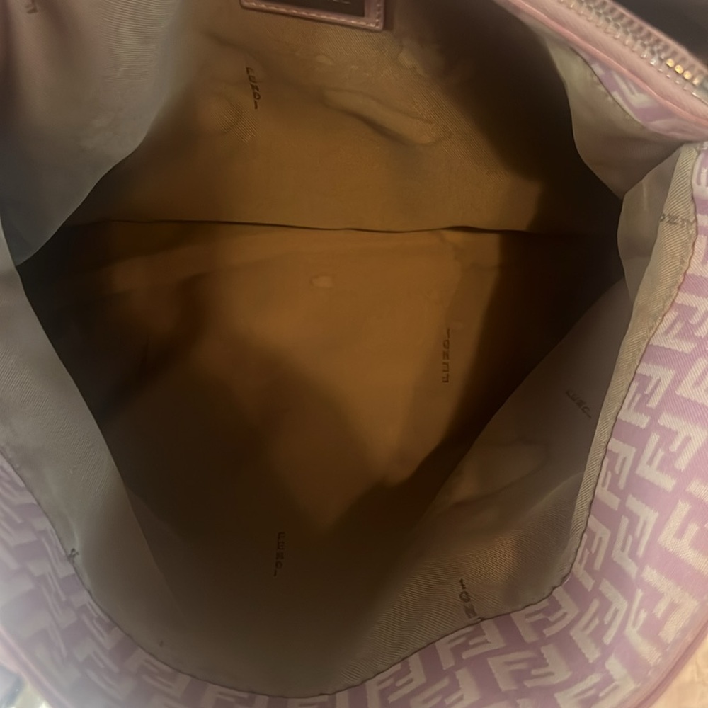 Authentic Lavender Structured Tote With Monogram … - image 7